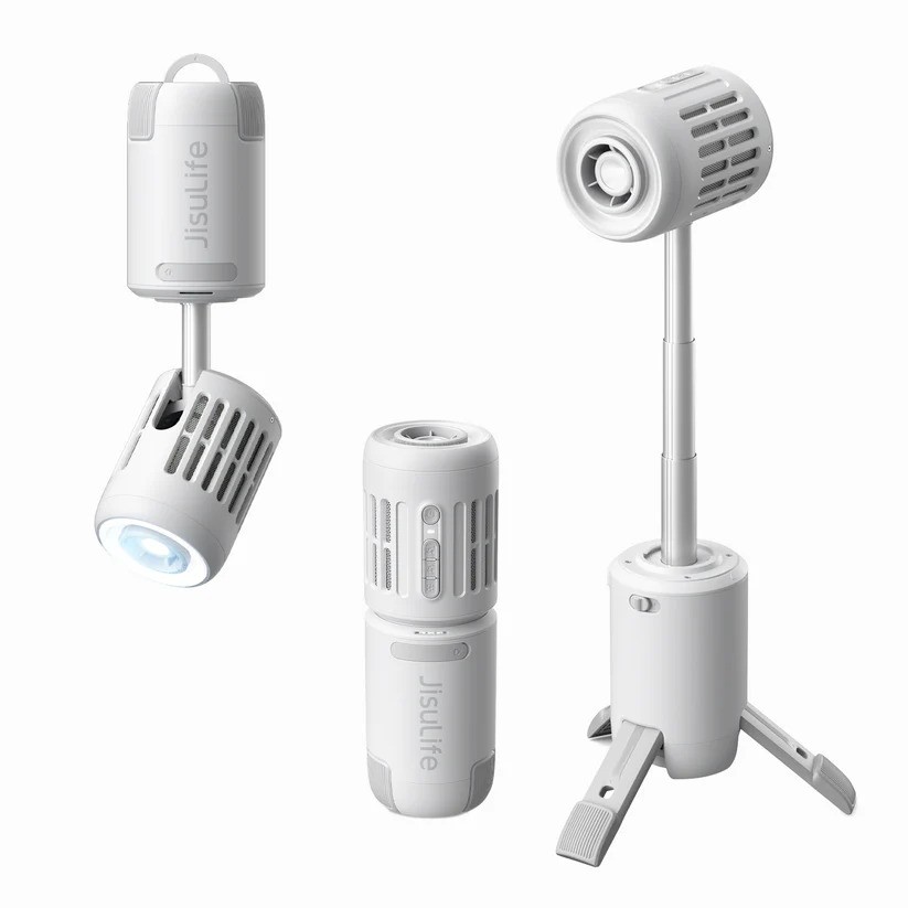 Jisulife Official Store Malaysia Portable Outdoor Rechargeable Camp Fan